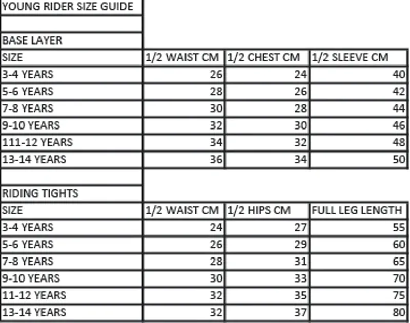 Equestre Co. Elite Young Rider Baselayer in Navy-2